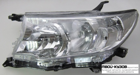 ФАРА ЛЕВАЯ СТОРОНА ПОД КОРРЕКТОР (DEPO) для Toyota LANDCRUISER PRADO 150 (2017-)