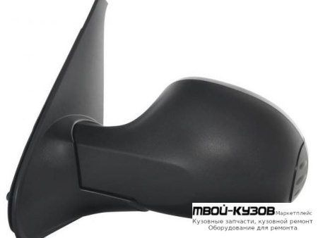 ЗЕРКАЛО ЛЕВАЯ СТОРОНА ЭЛЕКТР С ПОДОГРЕВОМ (ASPHERICAL) ГРУНТ (ТАЙВАНЬ) для Renault SYMBOL (2008-)