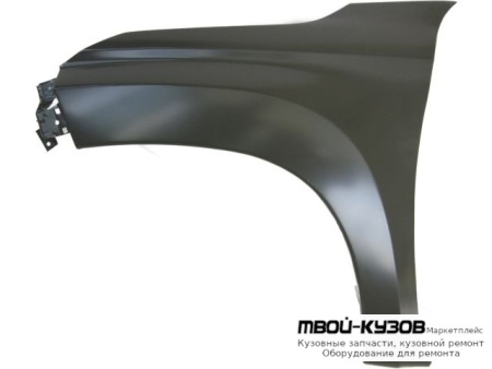 КРЫЛО ПЕРЕДНИЙ ЛЕВАЯ СТОРОНА БЕЗ ОТВ ПОД ПОВТОРИТЕЛЬ (КИТАЙ) для Mitsubishi L200 (2015-)