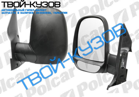 TRANSIT 94-00 ЗЕРКАЛО R.МЕХ.2-Х СЕКЦИОННОЕ    P-VM-318R-E