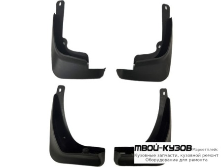 БРЫЗГОВИК ПЕРЕДНИЙ КРЫЛА ЛЕВАЯ + ПРАВАЯ (КОМПЛЕКТ) + ЗАДНИЙ (4 ШТ) (КИТАЙ) для Hyundai I30 (2007-2011)