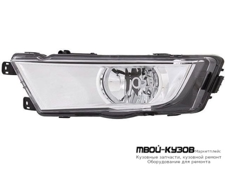 ФАРА ПРОТИВОТУМАННАЯ ЛЕВАЯ СТОРОНА ВНУТРИ ХРОМ (КИТАЙ) для Skoda OCTAVIA (2013-2017)