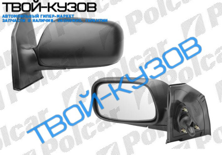 COROLLA 02- (SDN/HB/KMB) ЗЕРКАЛО ЛЕВОЕ МЕХАНИКА ЧЕРНОЕ