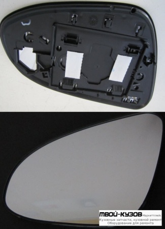 СТЕКЛО ЗЕРКАЛА ЛЕВАЯ СТОРОНА С ПОДОГРЕВОМ (КИТАЙ) для Toyota CAMRY V50 (2011-)