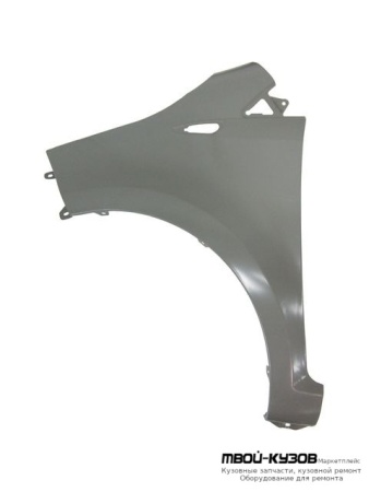 КРЫЛО ПЕРЕДНИЙ ЛЕВАЯ СТОРОНА С ОТВ ПОД ПОВТОРИТЕЛЬ (КИТАЙ) для Chery KIMO (2008-)