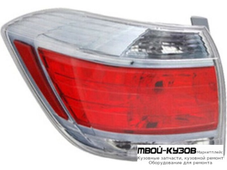 ФОНАРЬ ЗАДНИЙ ВНЕШНИЙ ЛЕВАЯ СТОРОНА (КИТАЙ) для Toyota HIGHLANDER (2010-2013)