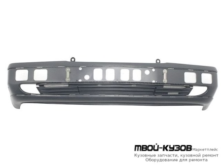 БАМПЕР ПЕРЕДНИЙ (ELEGANCE) В СБОРЕ ЛИТОЙ ГРУНТ (ИТАЛИЯ) для Mercedes W202 (06.1993 - 06.2000)