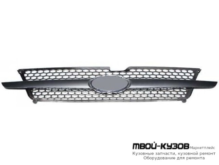 РЕШЕТКА РАДИАТОРА С ХРОМ МОЛДИНГ ЧЁРНЫЙ (ТАЙВАНЬ) для Hyundai GETZ (2003-2005)