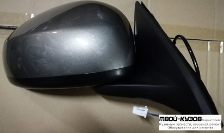 ЗЕРКАЛО ЛЕВАЯ СТОРОНА ЭЛЕКТР , КРЫШК КРАШЕН СЕРЫЙ. (КИТАЙ) для Nissan ALMERA G15 (2013-)