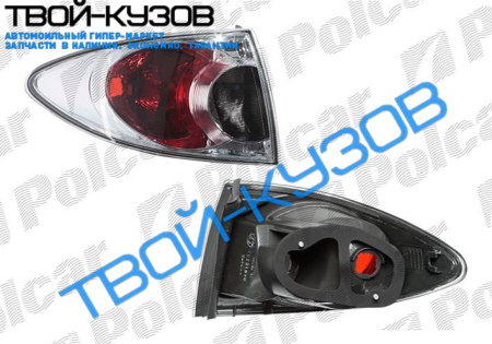 6 02-05 ФОНАРЬ ЗАДНИЙ ЛЕВЫЙ НАРУЖНЫЙ ХРОМ  (KOMBI)