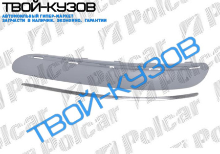 W168 A-КЛАСС 02-04 МОЛДИНГ БАМПЕРА ПРАВЫЙ ГРУНТ+ХРОМ МОЛДИНГ