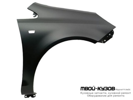 КРЫЛО ПЕРЕДНИЙ ПРАВАЯ СТОРОНА С ОТВ ПОД ПОВТОРИТЕЛЬ (ТАЙВАНЬ) для Opel CORSA (2006-)