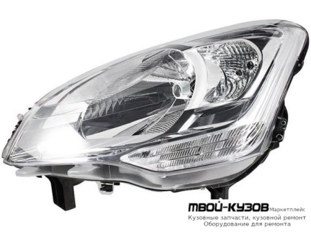 ФАРА ЛЕВАЯ СТОРОНА С КОРРЕКТОР (DEPO) для Citroen BERLINGO (2008-)