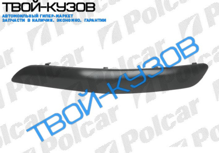 TOURAN 0107- МОЛДИНГ ПЕРЕДНЕГО БАМПЕРА ЛЕВЫЙ