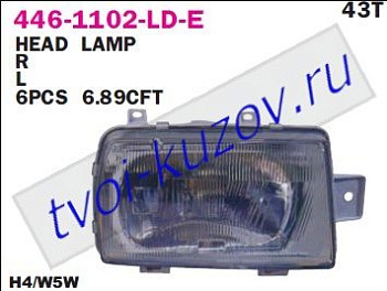 malaga фара правая 446-1102R-LD-E