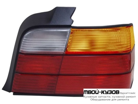 ФОНАРЬ ЗАДНИЙ ВНЕШНИЙ ПРАВАЯ СТОРОНА (СЕДАН) (DEPO) ЖЕЛТ-КРАСНЫЙ для BMW E36 (12.1990 - 01.2000)