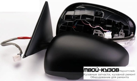 ЗЕРКАЛО ЛЕВАЯ СТОРОНА ЭЛЕКТР С ПОДОГРЕВОМ С УКАЗАТЕЛЬ ПОВОРОТА (ASPHERICAL) ГРУНТ (ТАЙВАНЬ) для Toyota CAMRY V40 (01.2006-)