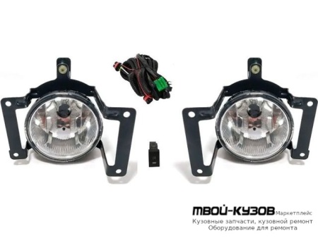 ФАРА ПРОТИВОТУМАННАЯ ЛЕВАЯ + ПРАВАЯ (КОМПЛЕКТ) С ПРОВОДК , КНОПКОЙ для Hyundai TUCSON (04.2004-)