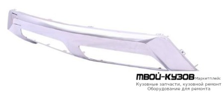 НАКЛАДКА БАМПЕРА ПЕРЕД ХРОМ (ТАЙВАНЬ) для Mercedes W166 (ML) (2012-)