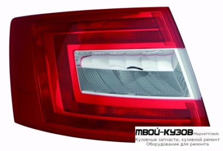 ФОНАРЬ ЗАДНИЙ ВНЕШНИЙ ЛЕВАЯ СТОРОНА (СЕДАН) (DEPO) для Skoda OCTAVIA (2013-2017)