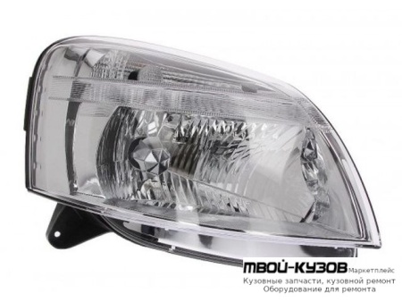 ФАРА ПРАВАЯ СТОРОНА С КОРРЕКТОР (DEPO) для Peugeot PARTNER / CITROEN BERLINGO / (2003-), Citroen BERLINGO / PEUGEOT PARTNER (01.2003-)