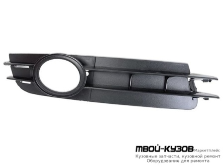 РЕШЕТКА БАМПЕРА ПЕРЕДНИЙ ЛЕВАЯ СТОРОНА ЧЁРНЫЙ (ТАЙВАНЬ) для Audi A6 (04.2004-)