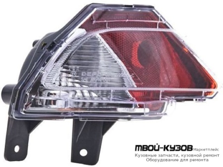 ФОНАРЬ ЗАДНИЙ В БАМПЕР ЛЕВАЯ СТОРОНА (DEPO) для Toyota RAV4 (2013-)