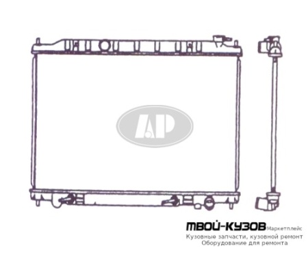 РАДИАТОР ОХЛАЖДЕНИЯ 1.3 1.6 2 для Ford FOCUS (2005-), Ford FOCUS C-MAX (2003-), Mazda 3 (2004-)
