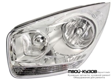 ФАРА ЛЕВАЯ СТОРОНА С КОРРЕКТОР (DEPO) для KIA VENGA 2010-