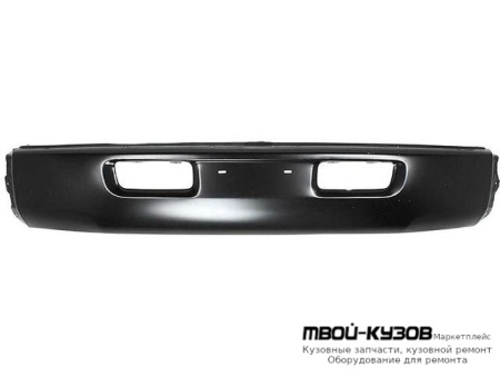 БАМПЕР ПЕРЕДНИЙ ЦЕНТРАЛ БЕЗ ОТВ П/ЛЕБЕДКУ ПОД МОЛДИНГ ЧЁРНЫЙ (ТАЙВАНЬ) для Toyota LANDCRUISER 80 (01.1990 - 01.1998)