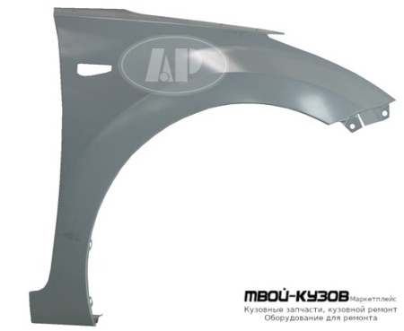КРЫЛО ПЕРЕДНИЙ ПРАВАЯ СТОРОНА С ОТВ ПОД ПОВТОРИТЕЛЬ (ТАЙВАНЬ) для Hyundai ELANTRA / AVANTE (2010-)
