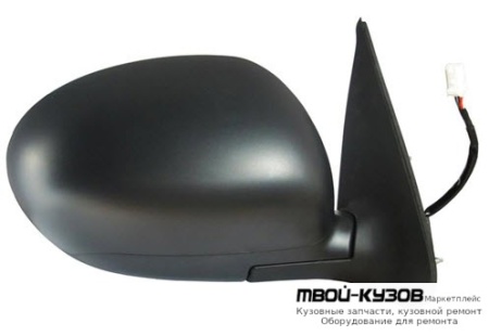 ЗЕРКАЛО ПРАВАЯ СТОРОНА ЭЛЕКТР С ПОДОГРЕВОМ АВТОСКЛАДЫВ ГРУНТ (ТАЙВАНЬ) для Nissan JUKE (2011-)