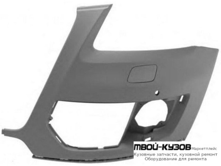 БОКОВИНА БАМПЕРА ПЕРЕДНИЙ ЛЕВАЯ СТОРОНА С ОТВ ПОД ДАТЧИКИ (ТАЙВАНЬ) для Audi Q5 (2008-2017)