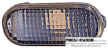 ПОВТОРИТЕЛЬ ПОВОРОТА В КРЫЛО ЛЕВАЯ = ПРАВАЯ ОВАЛЬН ТОНИР (КИТАЙ) для Volkswagen GOLF III (11.1991 - 09.1997), Volkswagen PASSAT B4 (11.1993 - 10.1996), Volkswagen POLO ХЭТЧБЭК (11.1995 - 08.1999), Volkswagen SHARAN (10.1995 - 03.2000) / FD GALAXY (07.1995