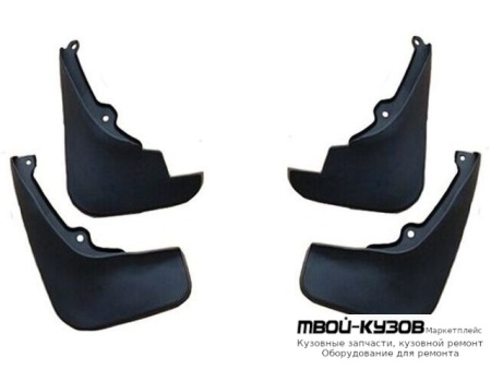 БРЫЗГОВИК ПЕРЕДНИЙ КРЫЛА ЛЕВАЯ + ПРАВАЯ (КОМПЛЕКТ) + ЗАДНИЙ (4 ШТ) (КИТАЙ) для Hyundai VERNA (2006-)