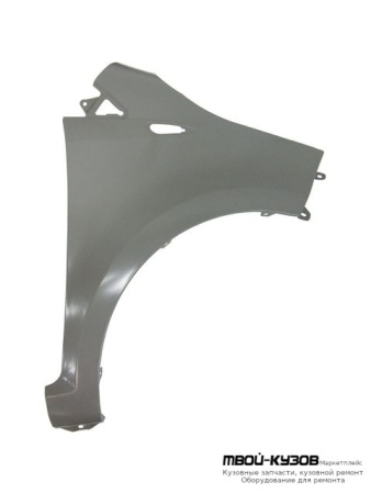 КРЫЛО ПЕРЕДНИЙ ПРАВАЯ СТОРОНА С ОТВ ПОД ПОВТОРИТЕЛЬ (КИТАЙ) для Chery KIMO (2008-)