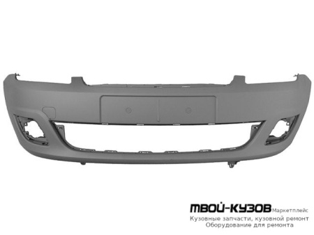 БАМПЕР ПЕРЕДНИЙ ГРУНТ СЕРЫЙ (ТАЙВАНЬ) для Ford FIESTA (2006-2007)