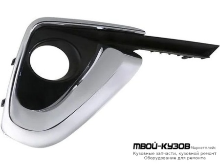 РЕШЕТКА БАМПЕРА ПЕРЕДНИЙ ПРАВАЯ СТОРОНА С ХРОМ МОЛДИНГ (КИТАЙ) для Toyota FORTUNER (2015-)