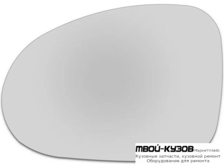 СТЕКЛО ЗЕРКАЛА ЛЕВАЯ СТОРОНА БЕЗ ПОДОГРЕВОМ (КИТАЙ) для Daewoo MATIZ (2001-)