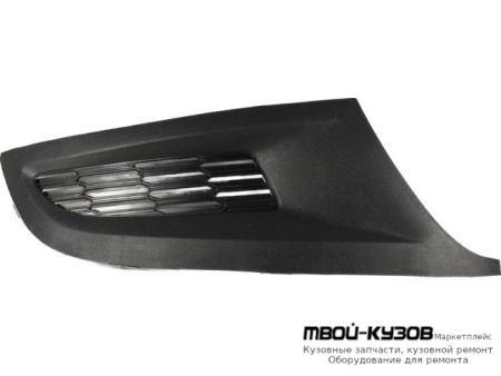 РЕШЕТКА БАМПЕРА ПЕРЕДНИЙ ПРАВАЯ СТОРОНА БЕЗ ОТВЕРСТИЙ ПОД ПРОТИВОТУМАННЫЕ ФАРЫ (ХЭТЧБЭК) (КИТАЙ) для Volkswagen POLO (09.2010 - 2020)