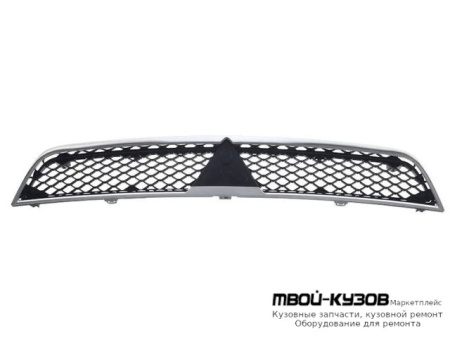 РЕШЕТКА РАДИАТОРА ЧЁРНЫЙ С ХРОМ МОЛДИНГ (КИТАЙ) для Mitsubishi LANCER (03.2007-)