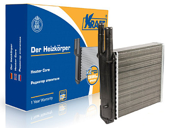 Радиатор отопителя ВАЗ-2111(2110-12 с 2003) алюминиевый (KRAFT) КТ 104016