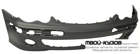 БАМПЕР ПЕРЕДНИЙ ГРУНТ (ТАЙВАНЬ) для Mercedes W203 (07.2000-)