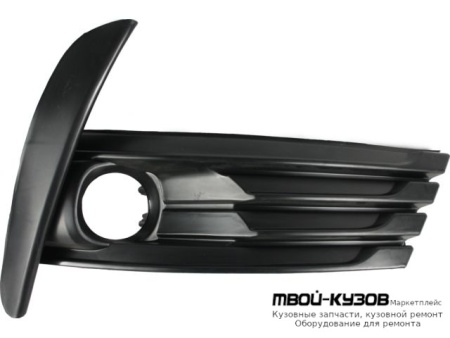 РЕШЕТКА БАМПЕРА ПЕРЕДНИЙ ПРАВАЯ СТОРОНА С ОТВЕРСТИЯМИ ПОД ПРОТИВОТУМАННЫЕ ФАРЫ (КИТАЙ) для Toyota COROLLA E180 (2013-)