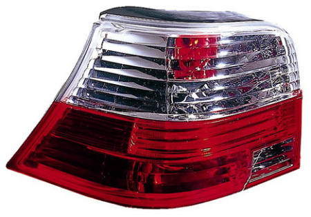 GOLF ФОНАРЬ задний внешний левый вместе с правым (КОМПЛЕКТ) ТЮНИНГОВАН. прозрачн. хрустальн. красно-белый