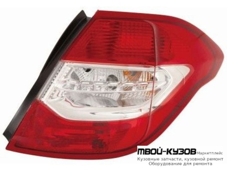 ФОНАРЬ ЗАДНИЙ ВНЕШНИЙ ПРАВАЯ СТОРОНА (DEPO) для Citroen C4 (2010-) PICASSO (2010-)