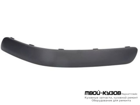 МОЛДИНГ БАМПЕРА ПЕРЕДНИЙ ЛЕВАЯ СТОРОНА ЧЁРНЫЙ (ТАЙВАНЬ) для Hyundai GETZ (2003-2005)