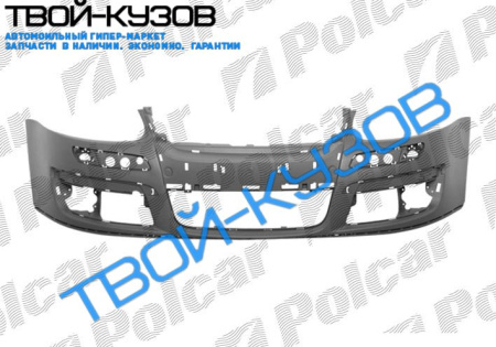 JETTA/GOLF KOMBI 05-БАМПЕР ПЕРЕДНИЙ ГРУНТ.