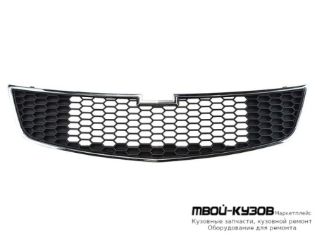 РЕШЕТКА РАДИАТОРА НИЖН ХРОМ-ЧЁРНЫЙ (ТАЙВАНЬ) для Chevrolet CRUZE (2009-)