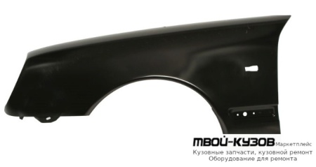КРЫЛО ПЕРЕДНИЙ ЛЕВАЯ СТОРОНА С ОТВ ПОД ПОВТОРИТЕЛЬ (ТАЙВАНЬ) для Mercedes W210 (08.1995 - 08.1999) (09.1999 - 06.2002)